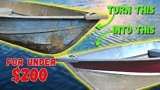 Painting An Aluminum Boat Doesnt Get Any Easier Than This [upl. by Nitsew]