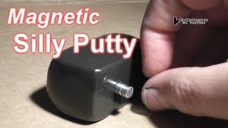 Amazing MAGNETIC Silly Putty  DIY [upl. by Acirtal765]