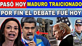 EN HORA BUENA GANÓ MARIA CORINA MACHADO EL DEBATE HOYMADURO TRAICIONADONOTICIA DE VENEZUELA HOY [upl. by Sucram402]