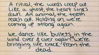 Angels amp Airwaves Bullets In The Wind Written Lyrics [upl. by Ahsemo37]