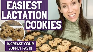 EASY LACTATION COOKIES RECIPE  HEALTHY amp DELICIOUS [upl. by Kreiker]