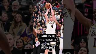 Lakers 2nd Quarter Highlights vs Utah Jazz [upl. by Kosel]