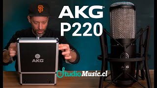 Micrófono AKG P220 🎤 Unboxing Review y Prueba StudioMusiccl [upl. by Itisahc]