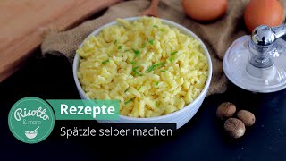 Rezept  Spätzle selber machen [upl. by Drofla]