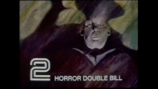 Saturday 30th July 1983  BBC2 Horror Double Bill  closedown amp announcement for next week [upl. by Tattan]