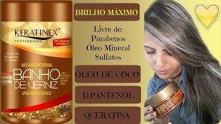 Banho de Verniz KERATINEX melhor do que Forever Liss [upl. by Gutow]