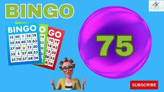 Bingo Game Its Bingo Time Lets play 75 Bingo Balls With The Bingo Caller [upl. by Ennovoj]