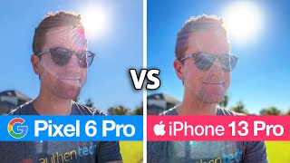 Pixel 6 Pro vs iPhone 13 Pro Camera Comparison Test [upl. by Hadeehsar754]