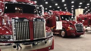 Mid America Truck Show walk around 2019 [upl. by Sirtimid]