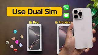 iPhone 16 ProiPhone 16 Pro Max How to Use Dual Sim  iPhone 16 Pro Default Voice Line Settings [upl. by Debo]