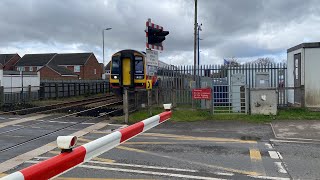 Hykeham level crossing 030424 FT lctrains6768 [upl. by Neerihs493]