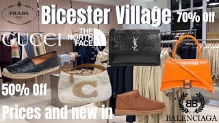 BICESTER VILLAGE Designer Outlet Prices and New in Prada Gucci YSL Burberry  Becca and Soph [upl. by Nahguav886]