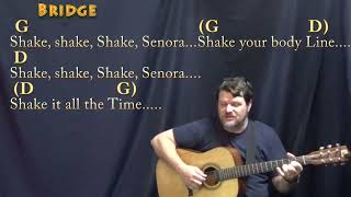 Jump In The Line Harry Belafonte Fingerstyle Guitar Cover Lesson in G with ChordsLyrics [upl. by Nellie10]