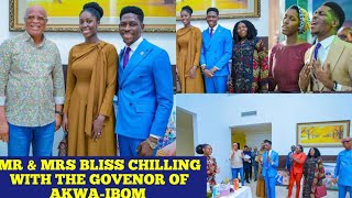 EMOTIONAL MOMENTS MOSES BLISS AND HIS WIFE VISITED THE GOVENOR OF AKWAIBOM UMO ENO mosesbliss [upl. by Helaine843]