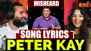 First time reacting to Peter Kay  Misheard Lyrics  Comedy Reaction [upl. by Lewert]