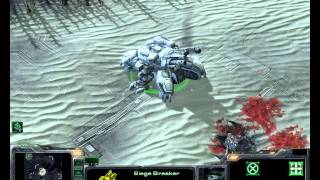 Starcraft II Terran Special Units  Siege Breaker HD [upl. by Aniakudo692]