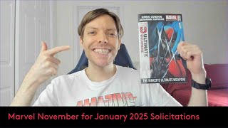 Marvel November for January 2025 Solicitations [upl. by Timms]