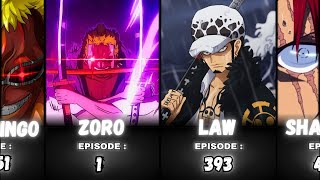 One Piece Character And Their First Appearance in Episode and Chapter [upl. by Nussbaum226]