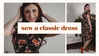 How to Sew a Classic Dress with the New Look 6447 Beginner Sew Along [upl. by Lanette]