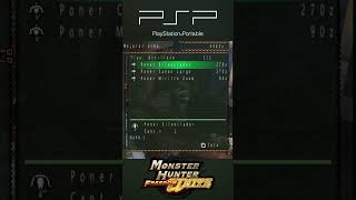 Ballesta en MHFU  monsterhunter monsterhunter mhfu psp shorts [upl. by Possing]