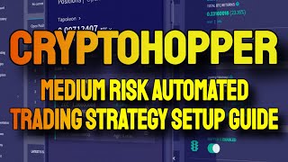 Cryptohopper How to Setup a Basic Builtin Medium Risk Strategy Bot [upl. by Oznecniv674]