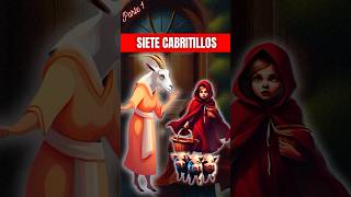 Los 7 CABRITILLOS reciben a CAPERUCITA ROJA y los 3 CERDITOS  parte 1 cuentosinfantiles [upl. by Heins]