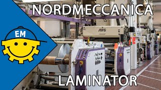 Nordmeccanica Triplex Combi 1300  Laminator For Plastic Films and Paper [upl. by Arrol]