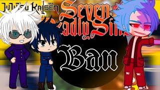 JUJUSTU KAISEN react to Itadori as Undead Ban2 Gacha life react [upl. by Sitnik]