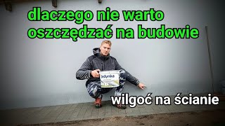 dlaczego nie warto oszczędzać na budowie  wilgoć na ścianie 😭 [upl. by Alvis282]