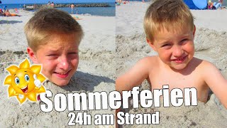 Sommerferien 24h am Strand 🌅 TipTapTube Ash5ive Echtso marieland [upl. by Llehcram]