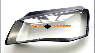 Audi A8 Headlight Plastic lens Cover Lenses Replacement [upl. by Lorinda]