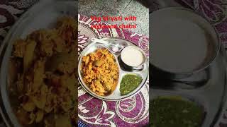 veg biryani with rayta youtubeshortstrendingvideos [upl. by Waverley]