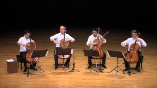 Monteverdi  Pur Ti Miro for cello quartet  The 4cellists [upl. by Fabozzi]