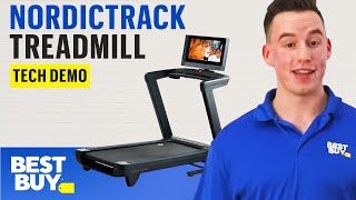 Convenient HomeUse Treadmill The NordicTrack Commercial 2450  Tech Demo from Best Buy [upl. by Faxan]