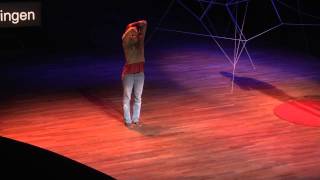 Improvisational wordmusicdance Joost Ommen amp Cherish Menzo amp Robert van der Tol at TEDxGroningen [upl. by Eirased]