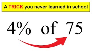 Understand Percentages in 5 Minutes  A Great Percentage Trick [upl. by Artinad]