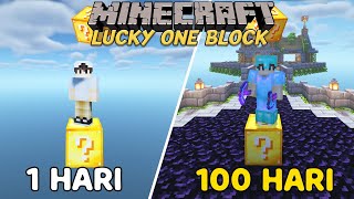 100 Hari Di Minecraft Tapi ini Lucky One Block [upl. by Annoyi]