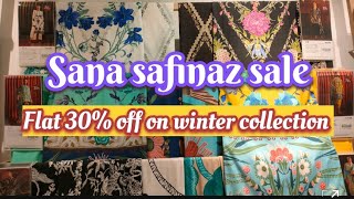 Sana safinaz sale on unstitch winter collection 2024 [upl. by Euhc]