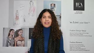 Student Testimonial Rita Karam  Bachelor Fashion Marketing at IFA Paris [upl. by Nedlog]