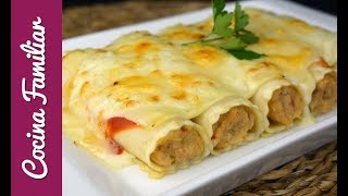 Receta para hacer canelones de pollo By JavierRomero [upl. by Felic856]