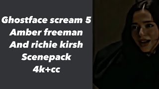 Scream 5 amber freeman and richie kirsh scenepack 4kcc [upl. by Oxley464]