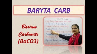 Baryta Carb Part1 Drug Picture Homeopathic Medicine Easy Understanding [upl. by Lyred218]