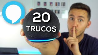 20 TRUCOS AVANZADOS si tienes ALEXA con Echo dot en 2022 [upl. by Felder]