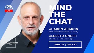 Mind the Chat with Aharon Aharon Israel Innovation Authority [upl. by Anilehcim]