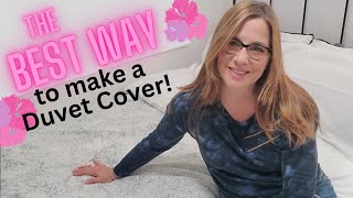 BEST WAY TO SEW A DUVET COVER [upl. by Christabel]