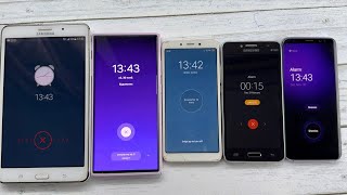 Redmi 9C9A Alarm Clock Samsung Tab mini4 Samsung S24ultra amp S8 [upl. by Deenya225]