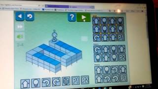 How to do 2  4 in lightbot in codeorg [upl. by Aklim]