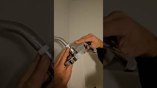 Quick tutorial to change shower head bathroom home maintenance diy [upl. by Tilda]