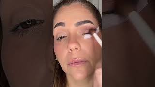 Parpado caido look fácil y elegante maquillaje maquillajefacil parpadocaido tendencias viral [upl. by Naujud]