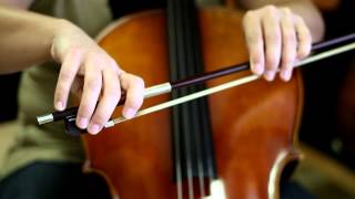 How to Hold a Cello Bow  Cello Lessons [upl. by Rosemari280]